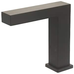 Battery Powered Touchless Single-Hole Bathroom Faucet in Matte Black