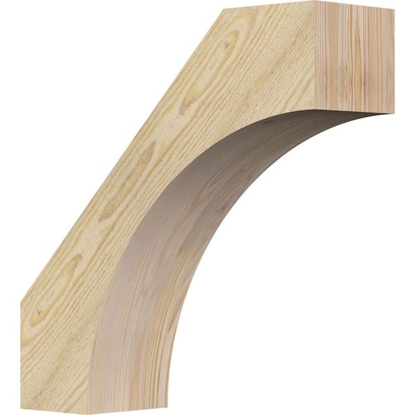 Ekena Millwork 6"W x 20"D x 20"H Westlake Rough Sawn Knee Brace, Douglas Fir