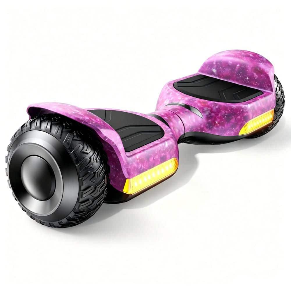 Numhew 2-Wheel Off Road Electric Self Balancing Scooter in Purple