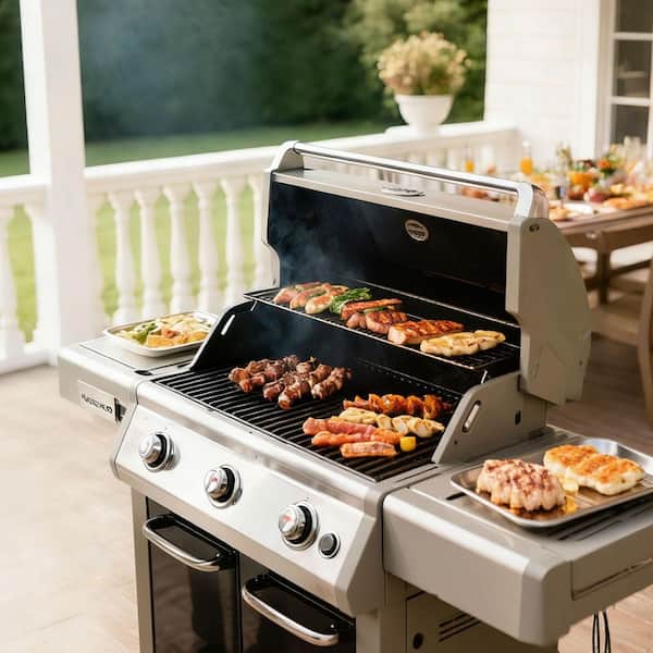 SKYSHALO Flavorizer Bars and Heat Deflectors, 17 in. Grill
