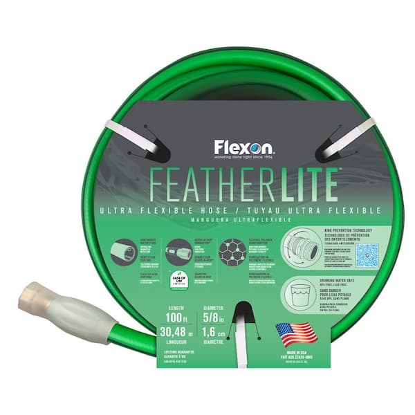 Flexon Featherlite 5/8 in. Dia x 100 ft. Ultra Flexible Water Hose