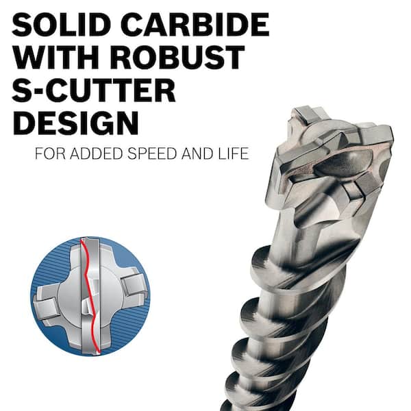 Bosch Speed-X 23-in Alloy Steel Masonry Drill Bit for SDS-Max Drill Bosch Speed-X 23-in Alloy Steel Masonry Drill Bit for SDS-Max Drill