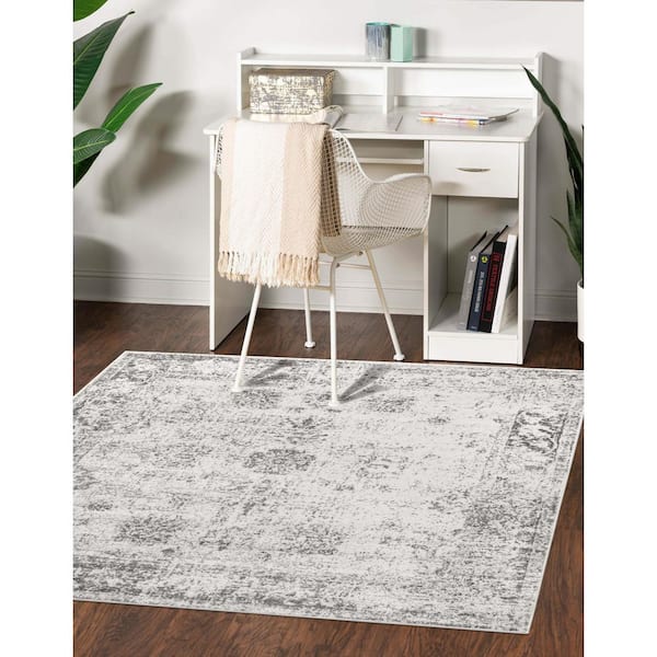 Sofia Casino Gray 8' 0 x 8' 0 Square Rug