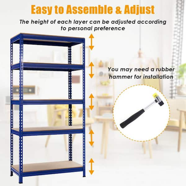 Storage Concepts Orange and Light Green 2-Tier Boltless Steel Garage  Storage Shelving Unit (36 in. W x 36 in. H x 18 in. D) 215-FRS3618036 - The  Home Depot