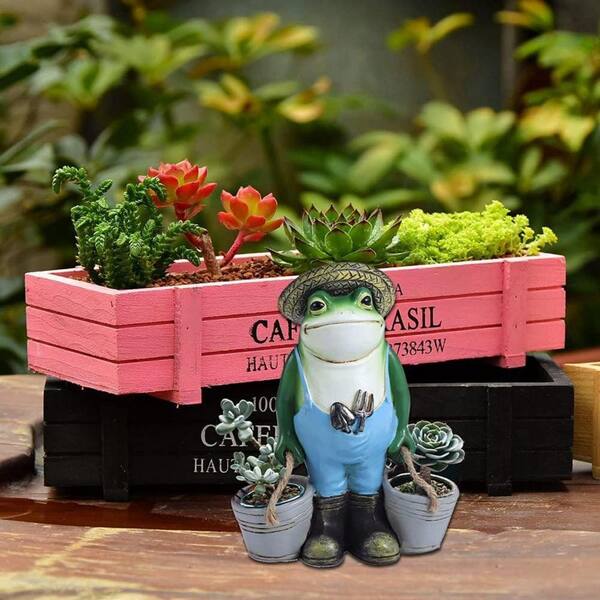 Frog Garden Decor, Frogs Garden Statue for Yard, Garden, Indoor