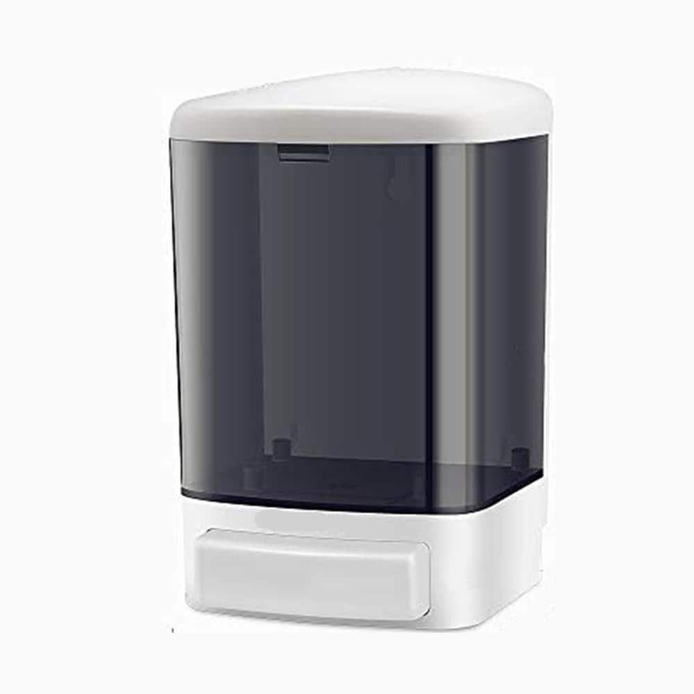Black Soap Dispenser Lotion Dispenser Wall Mounted Large Capacity 1000ml Manual Commercial Plastic Chamber