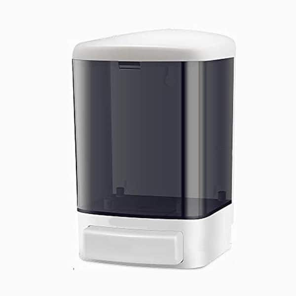 Black Soap Dispenser Lotion Dispenser Wall Mounted Large Capacity 1000ml Manual Commercial Plastic Chamber