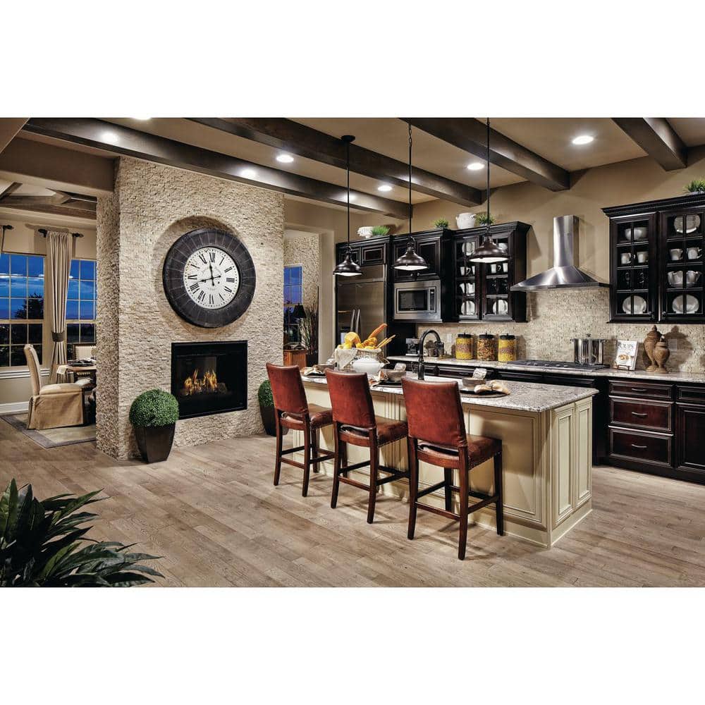 Mini Brushed Nickel LED Pendant Light with Glass Shade