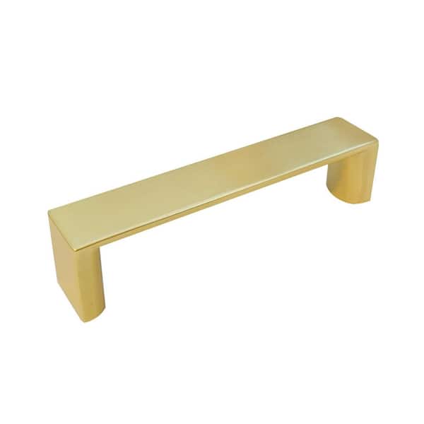 Metro 7-5/9 in. (192 mm) Satin Brass Drawer/Cabinet Bar Pull
