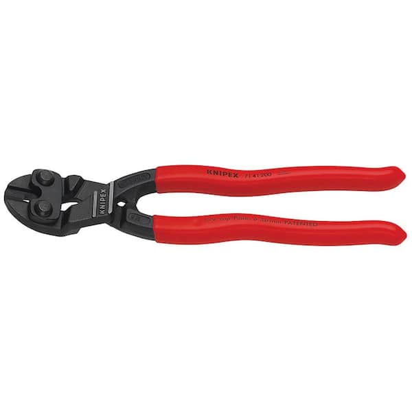 Knipex 8 High Leverage End Cutting Nippers - Plastic Grip
