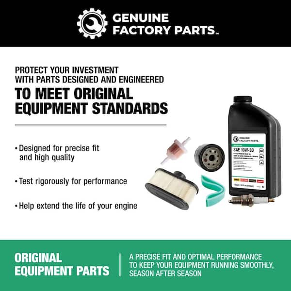 Genuine Factory Parts Maintenance Kit for Lawn Tractors and RZT