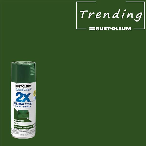 12 oz. Gloss Hunter Green General Purpose Spray Paint (6-Pack)