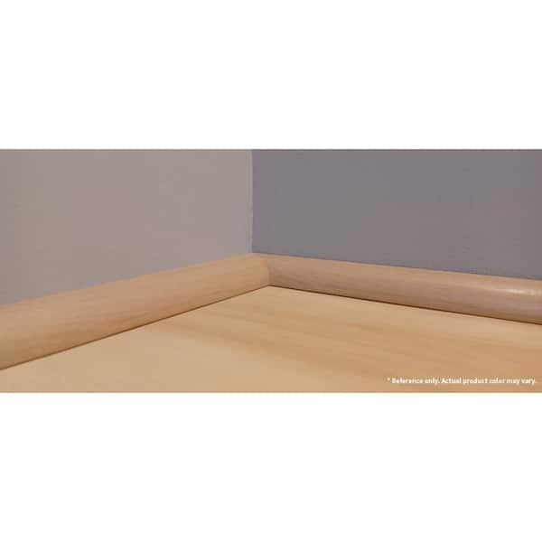 Liz Marie's Modern Maven Seaside Stone 0.75 in. T x 0.75 in. W x 94 in. L Quarter Round Molding