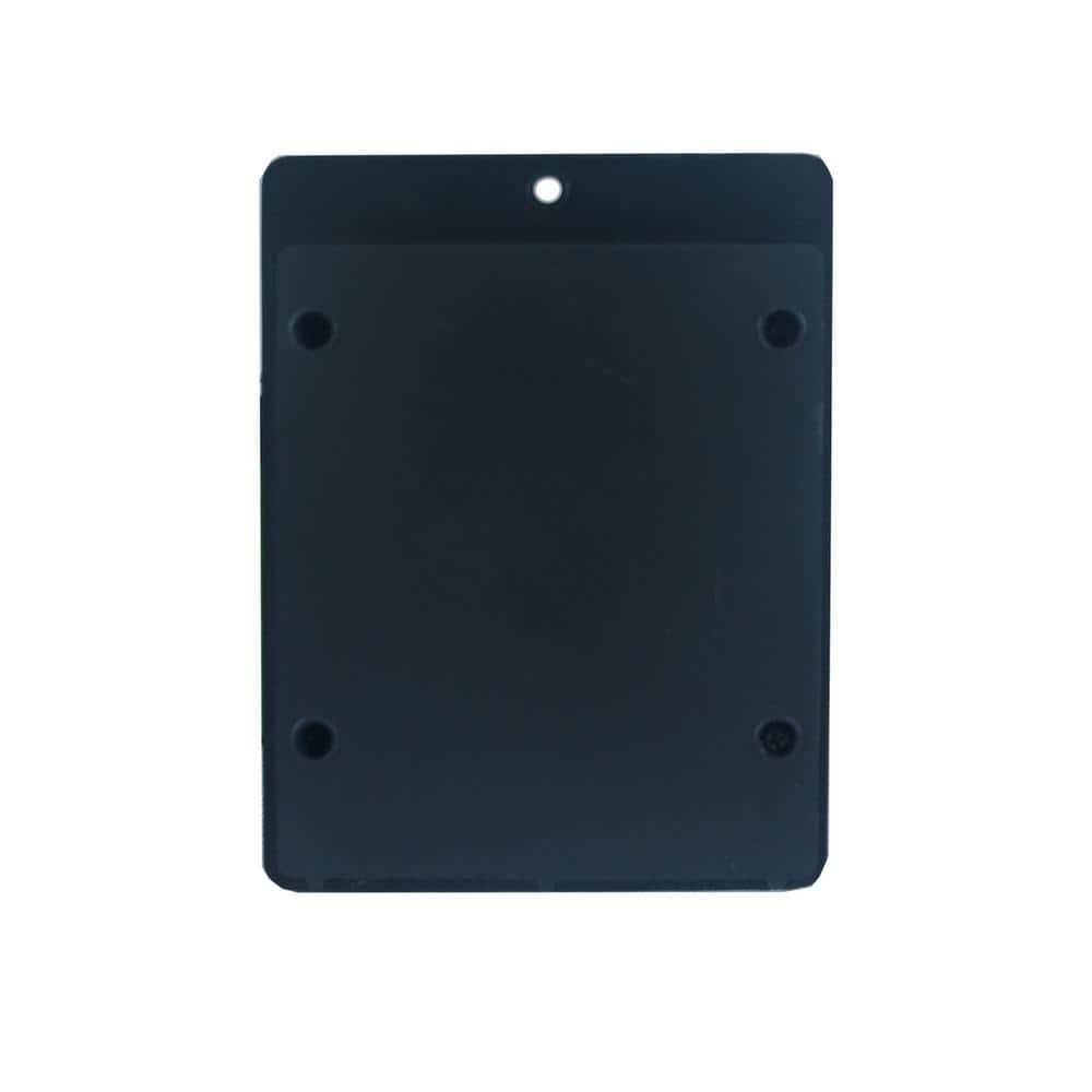 Black Solar Powered LED Motion Sensor Pathway Lights, 2-Pack