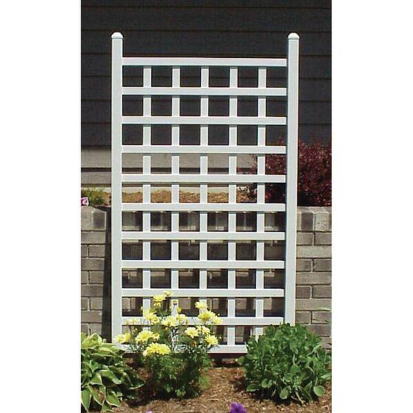 Vinyl Trellis Fence