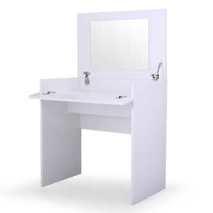 HODEDAH 3-Drawer White Dresser with 1-Open Shelf 37 in. H x 19.5 in. W x  35.5 in. D HI404DR WHITE - The Home Depot