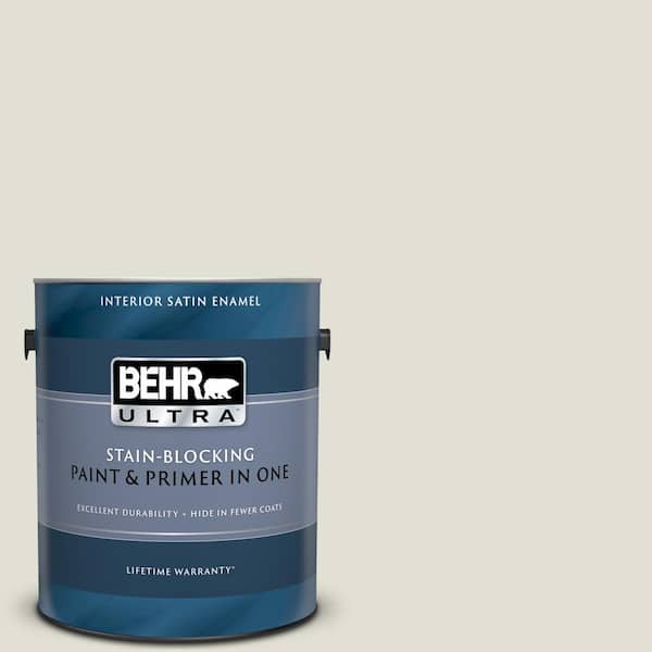 BEHR ULTRA 1 gal. #UL190-11 Guesthouse Satin Enamel Interior Paint and Primer in One