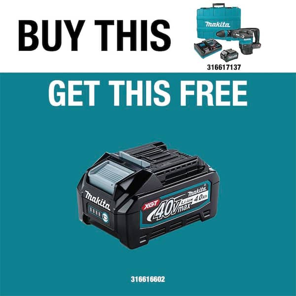 40V Max XGT 19-1/2 in. Brushless 15 lbs. AVT Demolition Hammer Kit, AWS Capable (4.0 Ah) with XGT 4.0Ah Battery