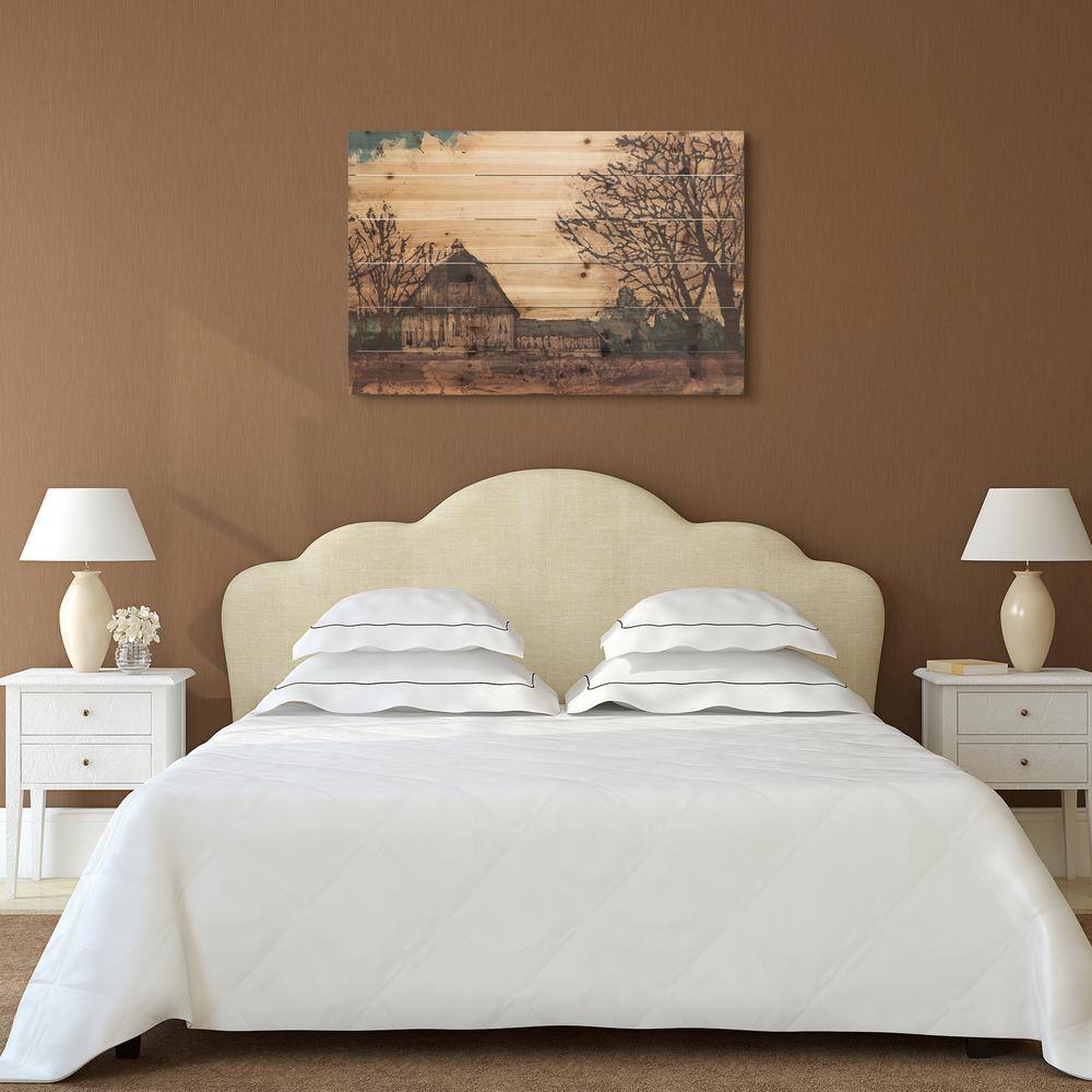 Erstwhile Barn Diptych Print on Solid Fir Wood