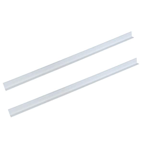 Wellco 30 in. x 1-3/5 in. x 1/8 in. Composite FRP Angle Steel Fence Post for Corner / Line, (4-Pack)