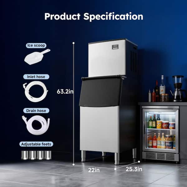 SIMZLIFE 23 in. 400 lb. / 24H Full Size Cubes Freestanding