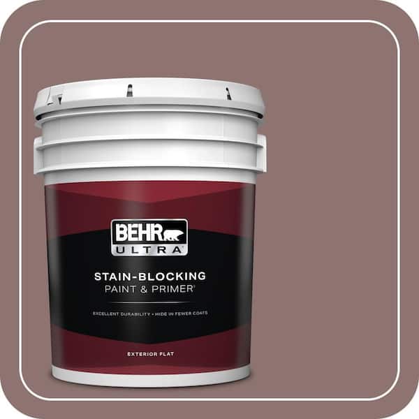 BEHR ULTRA 5 gal. #720B-5 Bitter Briar Flat Exterior Paint & Primer