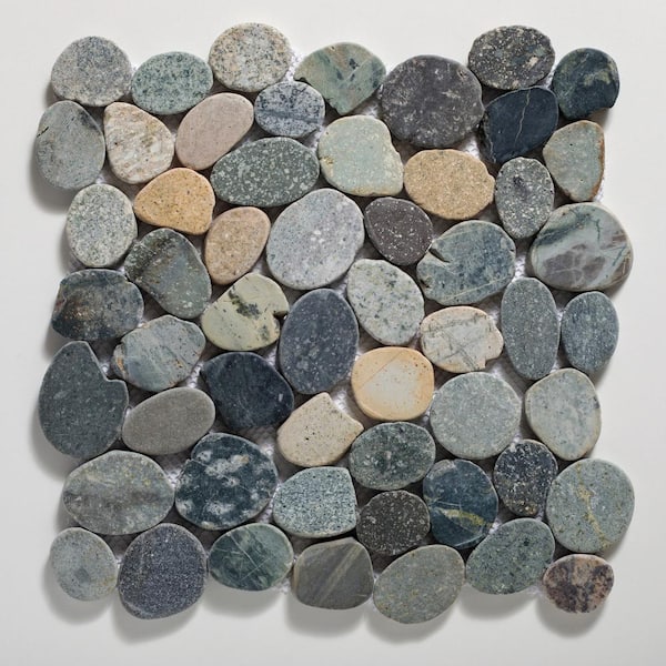 Have a question about CRUZ BAY STUDIO Sliced Pebble Tile