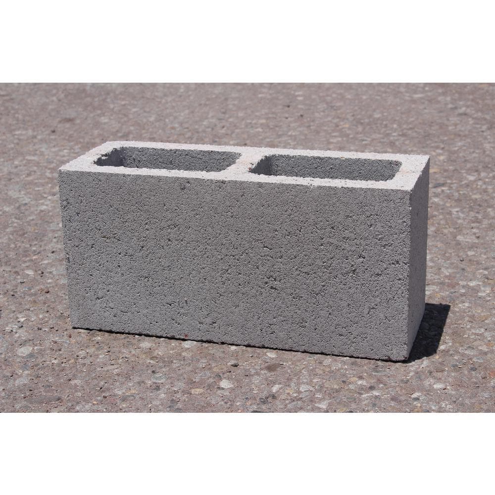 Southwest Block 6 in x 8 in x 16 in Smooth Cinder Block - Medium Weight ...