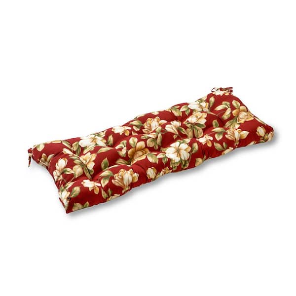 Greendale Home Fashions Roma Floral Rectangle Outdoor Swing/Bench Cushion