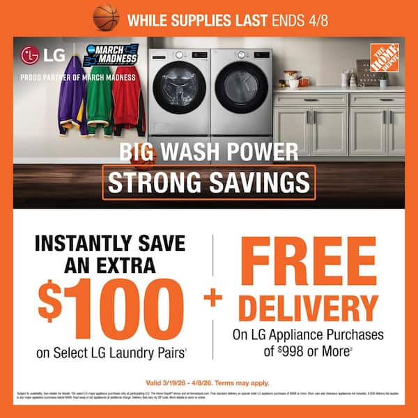 WashTower Stacked SMART Laundry Center 4.5 Cu.Ft. Front Load Washer & 7.4 Cu.Ft. Electric Dryer in Black Steel w/ Steam