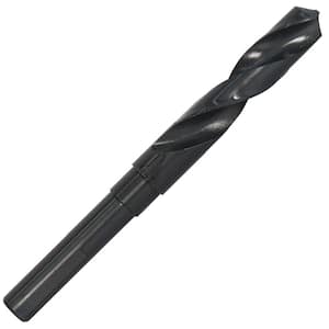 35/64 in. High Speed Steel Black Oxide Reduced Shank Drill Bit with 1/2 in. Shank