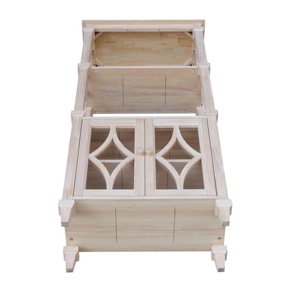 International Concepts Josephine 72 H Unfinished Bookcase with 2 Shelves SH 19 The Home Depot