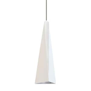 Polaris VMP24410WH 5.25 in. 6-Watt White ETL Certified Integrated LED Mini Pendant with 3 in. Shade