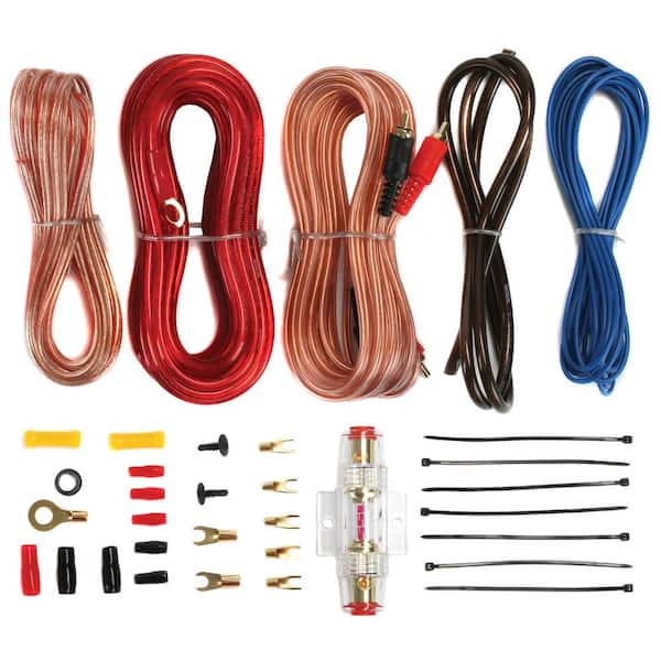 Car Audio 4 Gauge Cable Kit Amp Amplifier Install RCA Subwoofer Sub Wiring