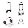SHZOND Heavy Duty Aluminum Hand Truck, 2 In 1 Folding Hand Truck 330 Lbs Load Capacity Dolly - Foto 14