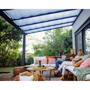 Stockholm 11 ft. x 17 ft. White Patio Cover Shade