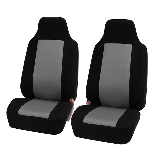 FH Group Sandwich Fabric 47 in x 23 in. x 1 in. Half Set Front Seat Covers