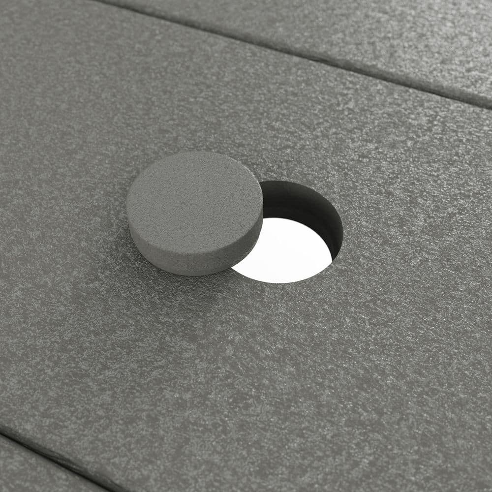 Slate Grey 48" Round Recycled Plastic Dining Table