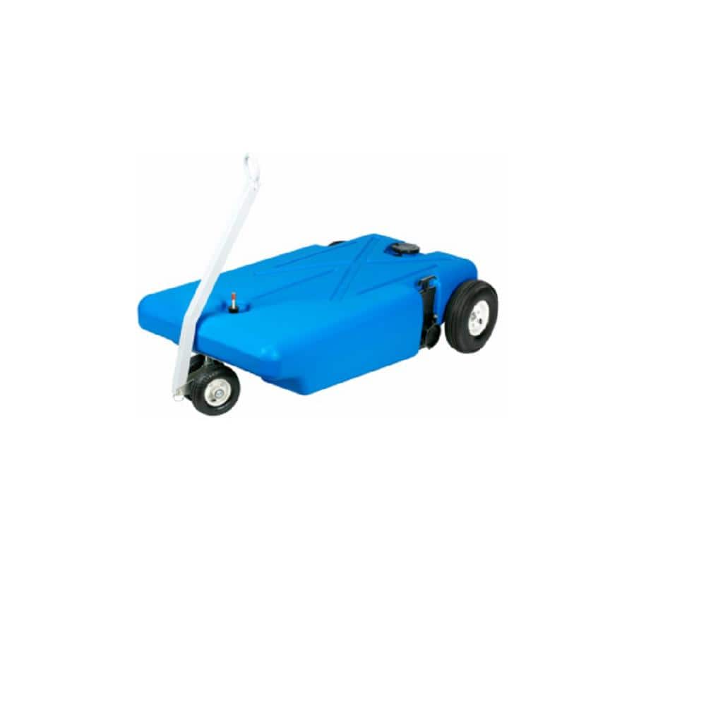 Barker 32 Gal. Pneumatic 4-Wheeler Polyethylene Tote-Along RV