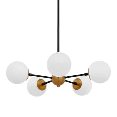 aria 5 light chandelier