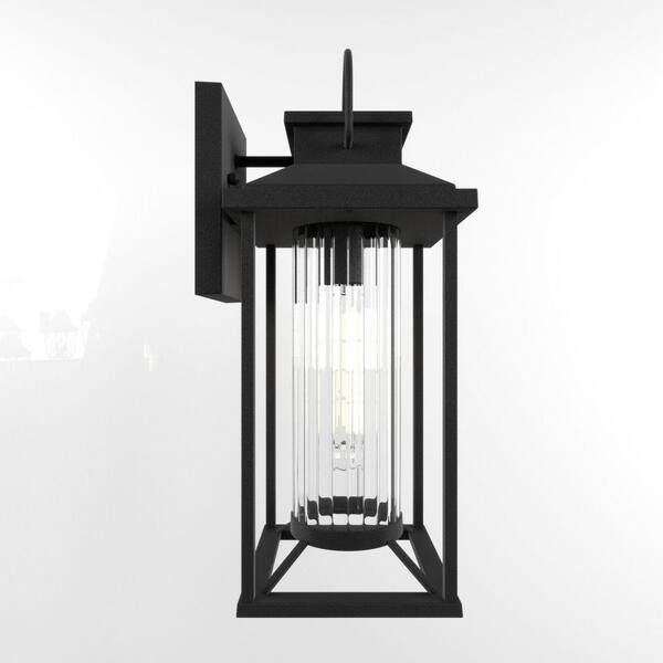 Black Aluminum Wall Lights Wall Sconce Lantern, Anti-Rust