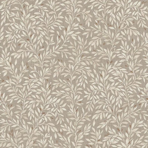 Ditsy Leaf Neutral Wallpaper