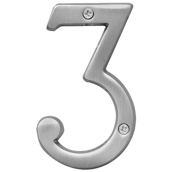 HY-KO 4 in. Metal Number 3