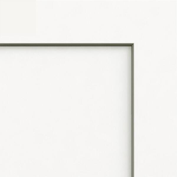 JELD-WEN 20 in. x 80 in. Monroe White Painted Left-Hand Smooth
