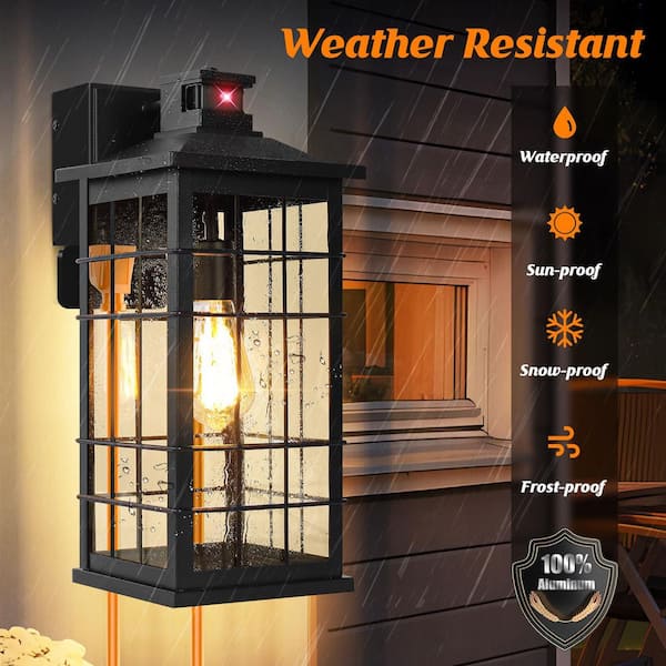 Nordic Hygge 2-pack 18 in. Large Motion Sensor Outdoor Light