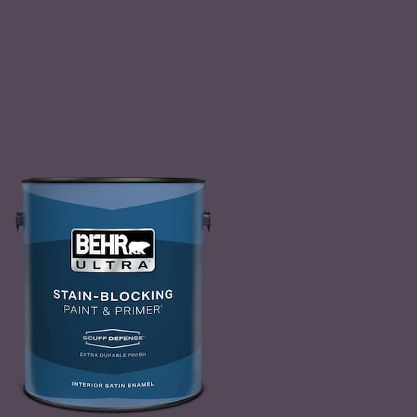 BEHR ULTRA 1 gal. #PPU17-01 Mata Hari Extra Durable Satin Enamel Interior Paint & Primer