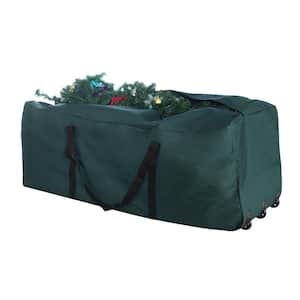 Premium Christmas Tree Rolling Storage Duffle Bag for Trees Up to 9 ft. Tall