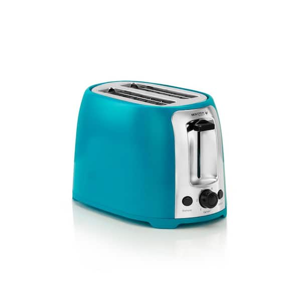 HOLSTEIN HOUSEWARES 800-Watt Teal 2-Slice Toaster