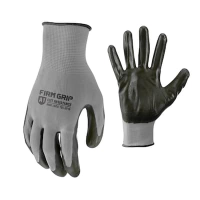 Boss Tactile Grip Men's Large Grey Polyurethane Coated Anti-Slip Gloves  (10-Pack) B33131-L10P - The Home Depot