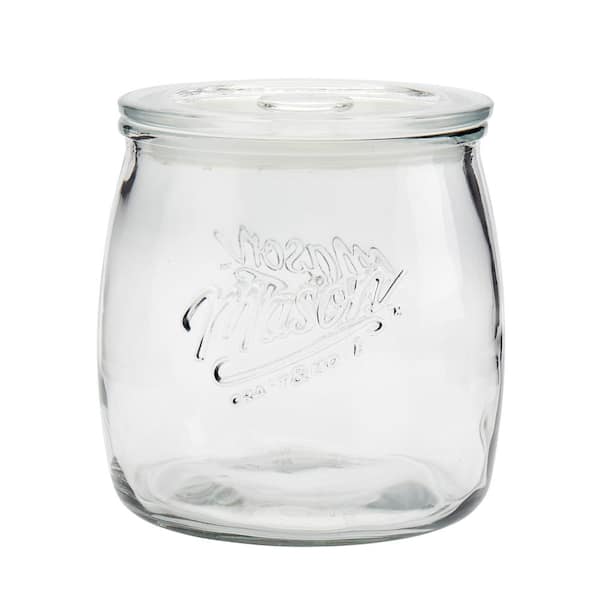 Home Intuition Heavy Glass Canister Set with Airtight Lid 3-Piece